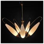 Kroonluchter - Opaline glas - Grote Italiaanse opaline
