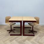 complete schoolset Galvanitas 10 stuks tafels + stoelen, Huis en Inrichting, Stoelen, Gebruikt, Vijf, Zes of meer stoelen