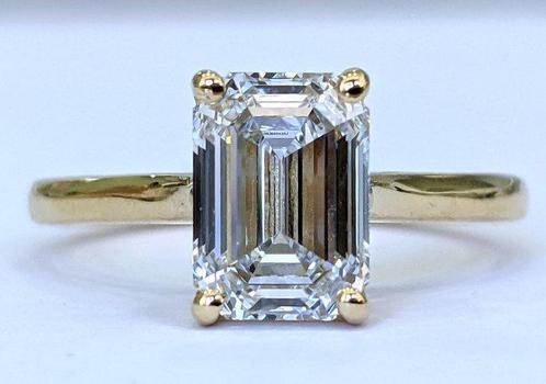 Zonder Minimumprijs - Verlovingsring - 18 karaat Geel goud -, Handtassen en Accessoires, Antieke sieraden