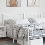vidaXL Tête de lit métal blanc 180 cm, Verzenden