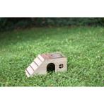 Maison pour rongeur nature avec rampe 48x22x20 cm - kerbl, Neuf