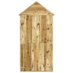 Tuinschuur met deur 107x107x220 cm geïmpregneerd grenenhout, Nieuw, Verzenden