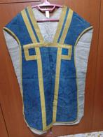 Chasuble sacerdotale avec stola assortie en soie, époque fin