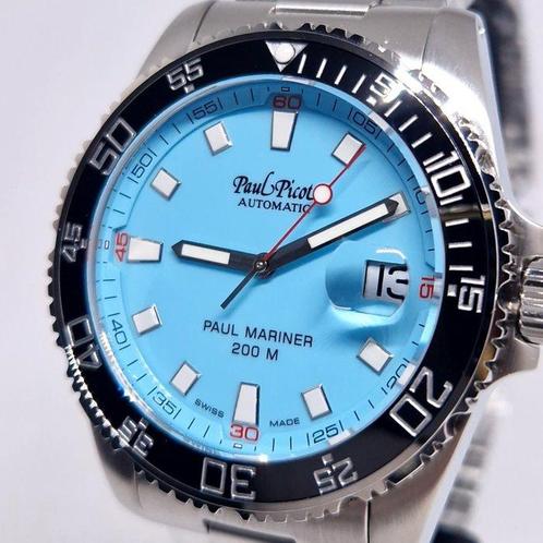 Paul Picot - Paul Mariner III P4352.SG.CB.4000.2614 - Heren, Handtassen en Accessoires, Horloges | Heren