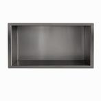 Inbouwnis Wiesbaden Novi 30x60x10cm Gunmetal, Doe-het-zelf en Bouw, Ophalen of Verzenden, Nieuw, Bad
