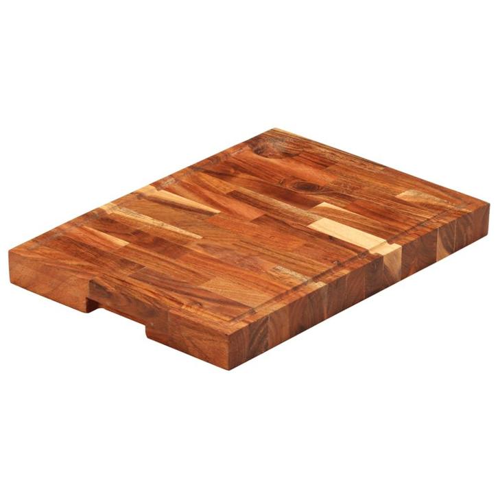 vidaXL Hakblok 42x30x4 cm massief acaciahout, Huis en Inrichting, Keuken | Keukenbenodigdheden, Nieuw, Verzenden