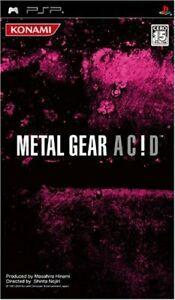 Sony PSP : Metal Gear Acid [Japan Import], Consoles de jeu & Jeux vidéo, Jeux | Autre, Envoi