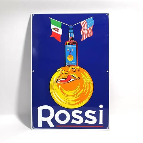 emaille bord ROSSI Martini - vermouth & rossi - torino, Verzamelen, Merken en Reclamevoorwerpen, Verzenden
