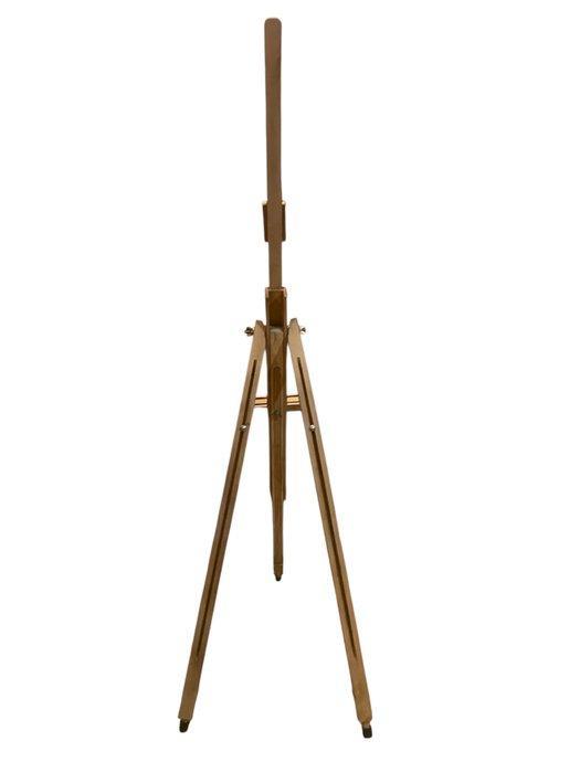 Schildersezel - Hout, Messing - Schildersezel, Antiek en Kunst, Antiek | Wandborden en Tegels