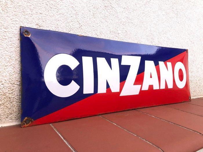 CINZANO Vermouth Bar Restaurant Advertising Sign - Emaille, Antiek en Kunst, Antiek | Wandborden en Tegels