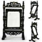 Spiegel - Spiegelglas - Een geslepen spiegel in een, Antiek en Kunst