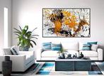 Luc Mora - GOLD WAVE - XXL - ORIGINAL ABSTRACT PAINTING, Antiek en Kunst