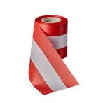 Nationaal vlag lint  rood wit 100 mm 1 meter band