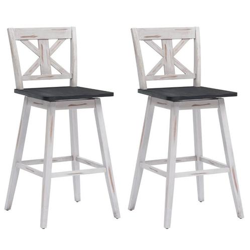 Tweedekans | Coast Bar Stool 2 Set Vintage Bar -stoelen met, Huis en Inrichting, Stoelen, Ophalen of Verzenden