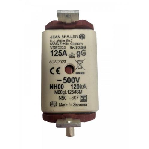 NH Fuse-link 125A voor KETO-00 (Zekeringen en rails), Doe-het-zelf en Bouw, Zonnepanelen en Toebehoren, Nieuw, Verzenden