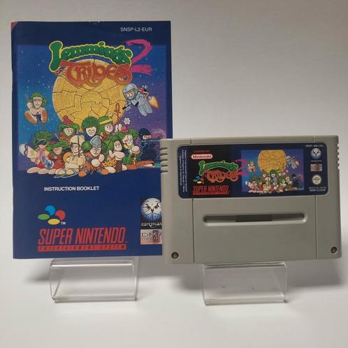 Lemmings 2 Tribes SNES, Games en Spelcomputers, Games | Nintendo Super NES, Zo goed als nieuw, Ophalen of Verzenden