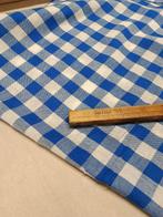 Stupendo cotone vintage a quadri azzuri - Textiel - 400 cm -