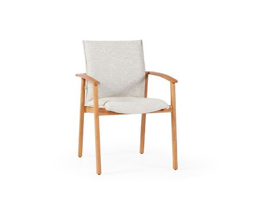 SUNS Florine stapelbare dining chair naturel * Sale * |, Tuin en Terras, Tuinsets en Loungesets