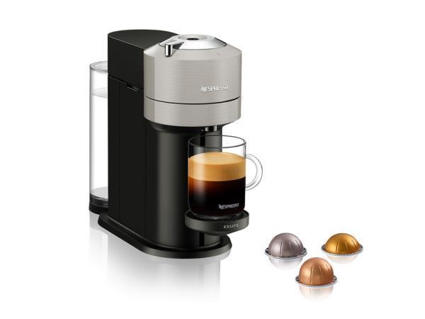 Veiling - KRUPS Nespresso Vertuo Next XN910B Lichtgrijs, Electroménager, Cafetières
