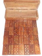 Domino Game with 28 pieces - Bordspel - Hout, Antiquités & Art