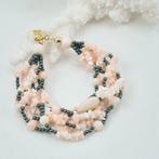 Koraal - Zilver, Verguld - Armband - CORALLO ROSATO, Verzamelen, Mineralen en Fossielen
