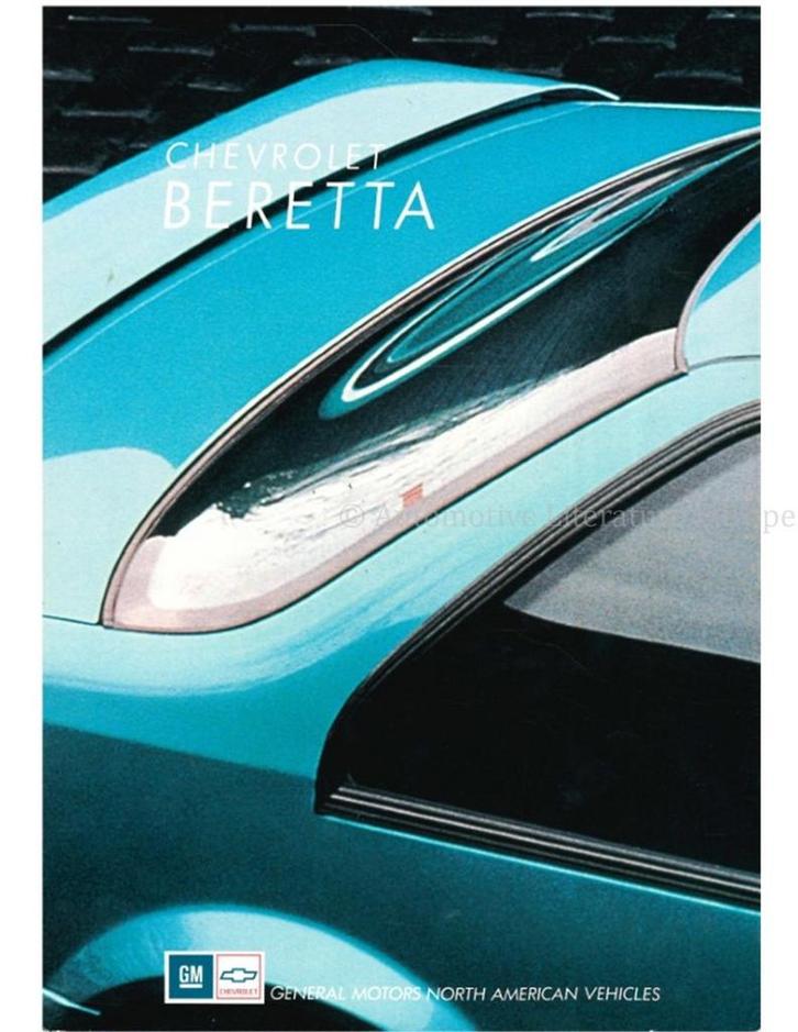 1991 CHEVROLET BERETTA BROCHURE ENGELS | NEDERLANDS, Boeken, Auto's | Folders en Tijdschriften