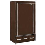 vidaXL Garde-robe Marron 87x49x159 cm Tissu, Verzenden, Neuf