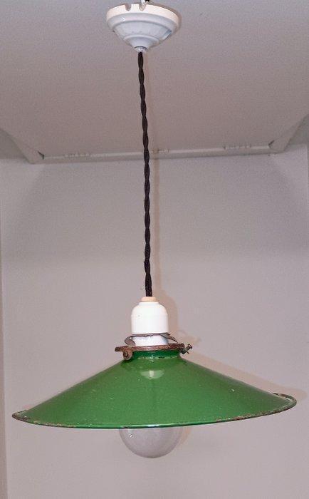 Lamp (3) - Emaille - lampenkap emaille, Antiek en Kunst, Curiosa en Brocante