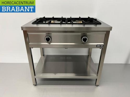 HCB RVS Pannenkoekenfornuis 2 branders 2 x 8 kW 90 cm GAS, Zakelijke goederen, Horeca | Keukenapparatuur, Ophalen of Verzenden