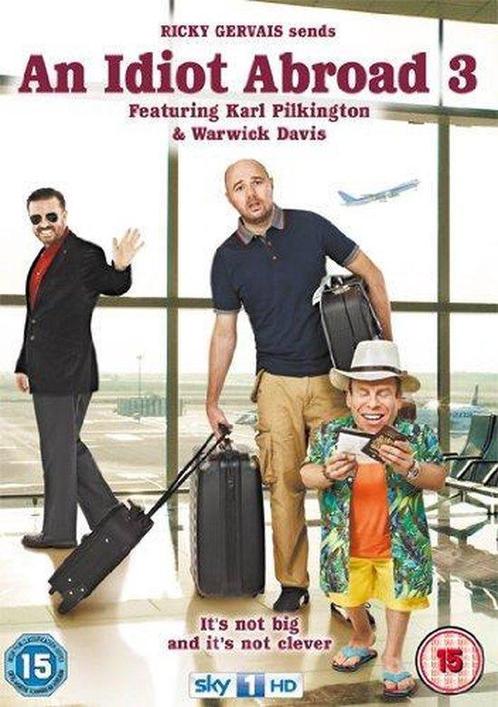 An idiot abroad seizoen 3 (dvd tweedehands film), CD & DVD, DVD | Action, Enlèvement ou Envoi