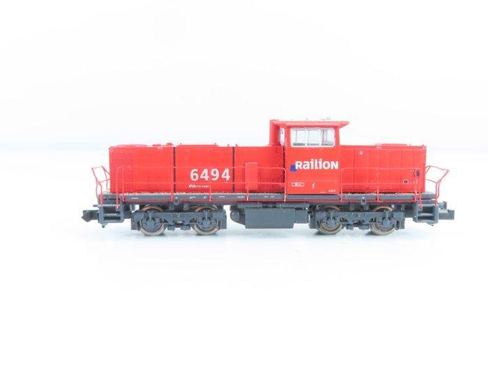 Trix N - 12217 - Diesellocomotief (1) - Serie 6400 - Railion, Hobby en Vrije tijd, Modeltreinen | N-Spoor