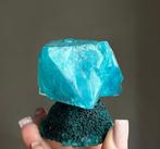 136 g Uniek Aquamarijn-aluniet kristal op matrix LAB