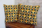 Paire de coussins avec tissu vintage Oranges Fornasetti -, Antiek en Kunst