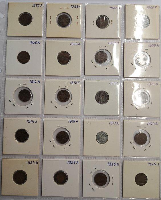 Duitsland. Collection of 218 coins, various metals and, Postzegels en Munten, Munten | Europa | Niet-Euromunten