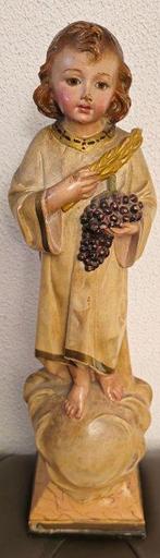 Objets religieux et spirituels - stuc plâtre yeux de verre -, Antiquités & Art