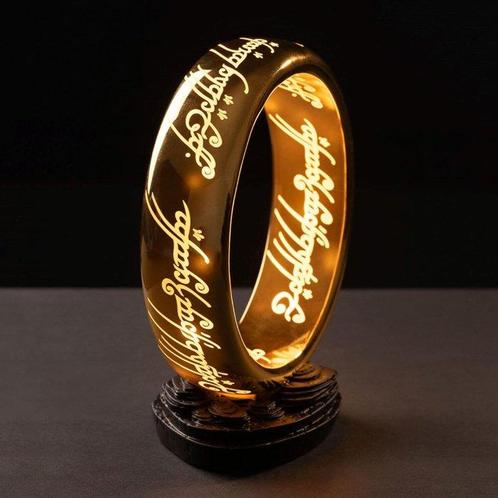 Lord of the Rings - 3D LED Lamp One Ring, Collections, Cinéma & Télévision