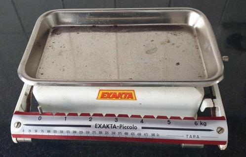 EXAKTA - Keukenweegschaal - EXAKTA-Piccolo - Metaal, Staal,, Antiek en Kunst, Curiosa en Brocante