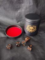 Dés - Noir et or, Memento Mori