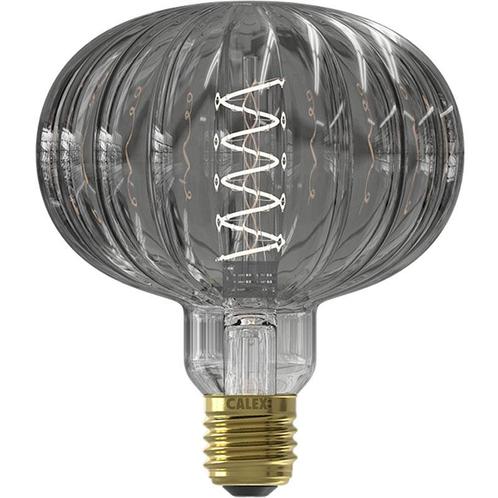Calex Filament LED Lamp Metz XL Smokey Ø125mm E27 4W, Huis en Inrichting, Lampen | Losse lampen, Verzenden