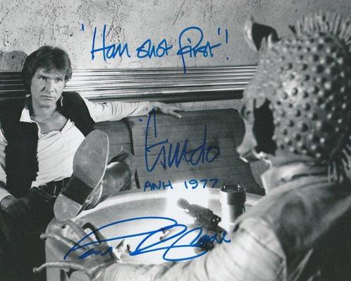 Star Wars Episode IV: A New Hope - Signed by Paul Blake, Verzamelen, Film en Tv