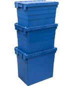 Distributiebak 600x400x365 mm Nestbaar Stapelbaar Blauw, Doe-het-zelf en Bouw, Overige Doe-Het-Zelf en Bouw, Ophalen of Verzenden