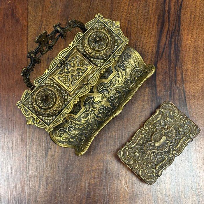 Unknown (Fine French craftsmanship) - Inktpot (2) - Brons, Antiek en Kunst, Antiek | Overige Antiek