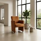 Leren eetkamerstoel Elegant - Kenia Cognac (cognac) -, Huis en Inrichting, Eigentijds, Modern, Bruin, Nieuw, Leer
