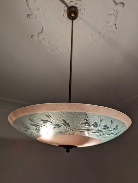 Lampe à suspendre - Cristal, Antiek en Kunst, Curiosa en Brocante