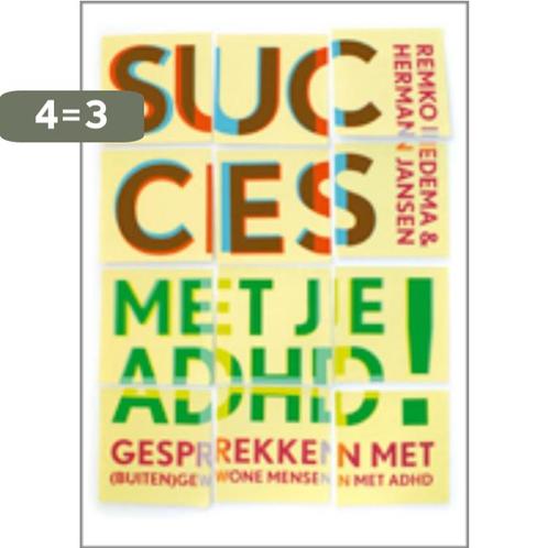 Succes met je ADHD! 9789078709114 Remko Iedema, Boeken, Gezondheid, Dieet en Voeding, Zo goed als nieuw, Verzenden