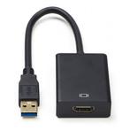 USB naar HDMI adapter | Cablexpert (Full HD, USB A), Computers en Software, Nieuw, Verzenden