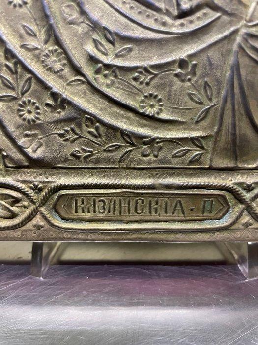 Icoon - Moeder Gods van Kazan - Hout, Metaal, Antiek en Kunst, Kunst | Niet-Westerse kunst