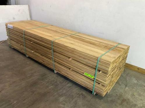 Veiling - 20x Fraké plank met mes en groef - 330x14,7x2,2 c, Doe-het-zelf en Bouw, Hout en Planken, Nieuw