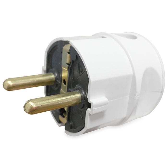 Haakse stekker met kabelinvoer aan zijkant (randaarde), Doe-het-zelf en Bouw, Ventilatie en Afzuiging, Nieuw, Verzenden