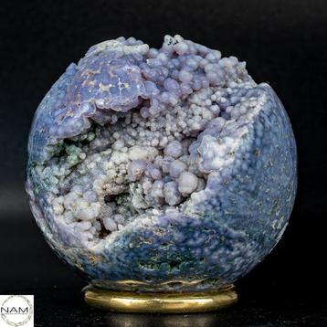 Zeer zeldzame natuurlijke druifvormige chalcedoonformatie